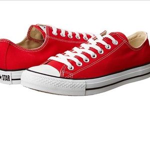 Red Low Top Converse ❤️